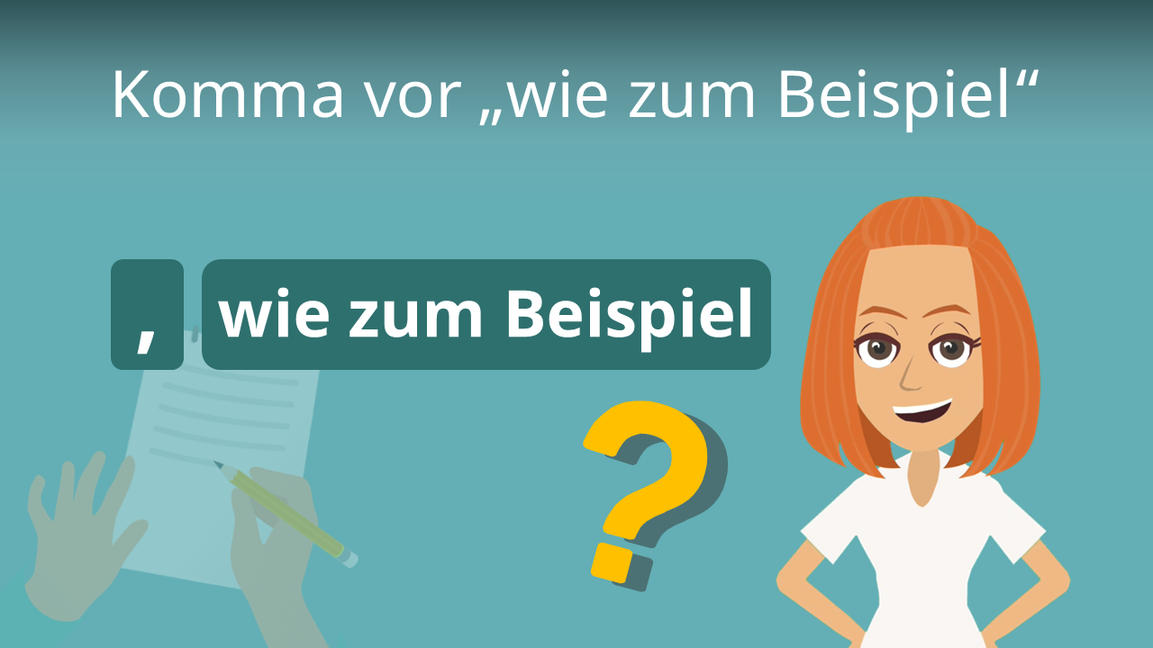 Komma Vor Wie Zum Beispiel studyflix.de